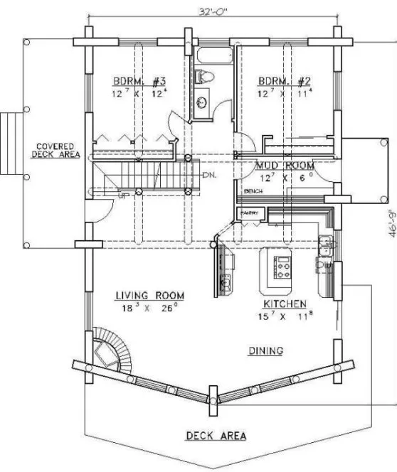 Main Floor Plan for House Plan #453101