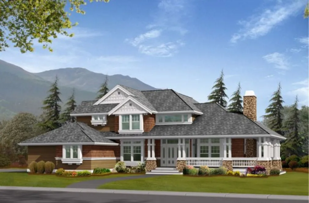 Full Rendering for House Plan #330772