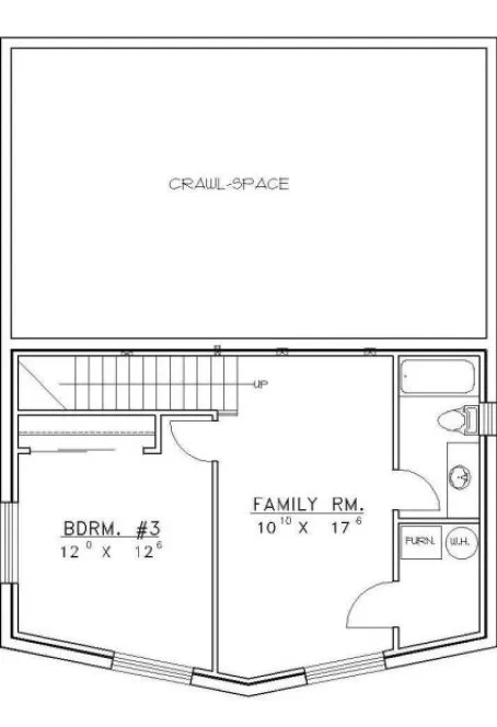 Basement Plan for House Plan #453201