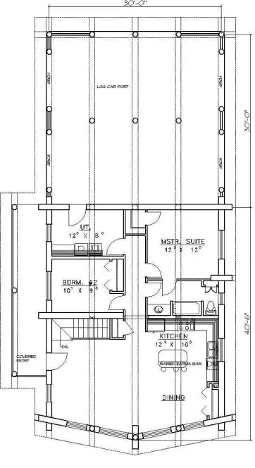 Main Floor Plan for House Plan #453201