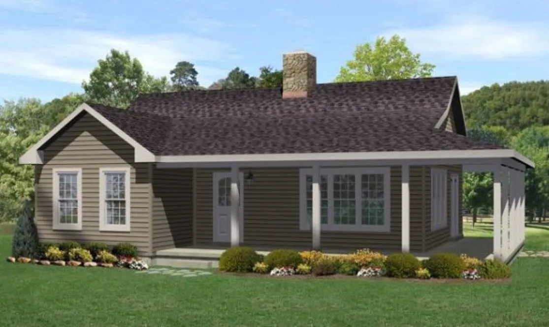 Full Rendering for House Plan #411299