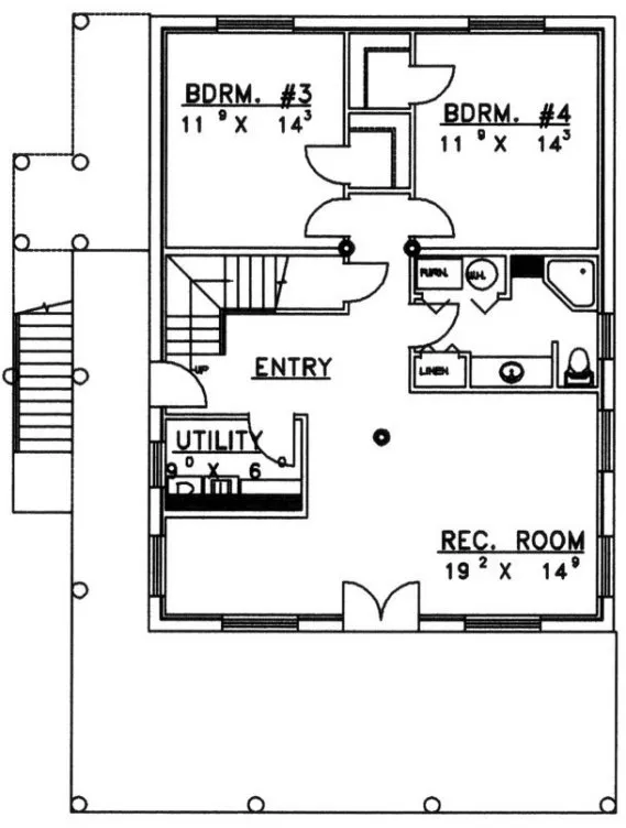 Basement Plan for House Plan #452301