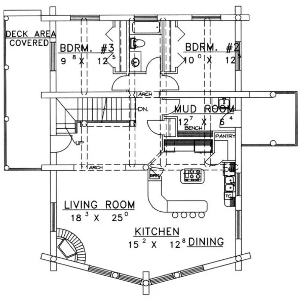Main Floor Plan for House Plan #454301