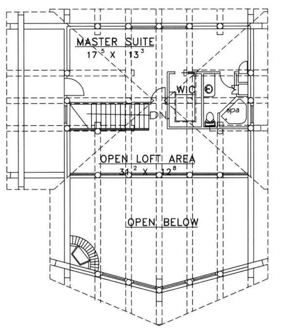 Second Floor Plan for House Plan #454301