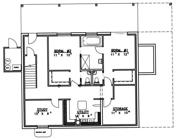 Basement Plan for House Plan #450401