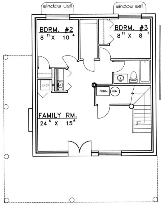 Basement Plan for House Plan #451401