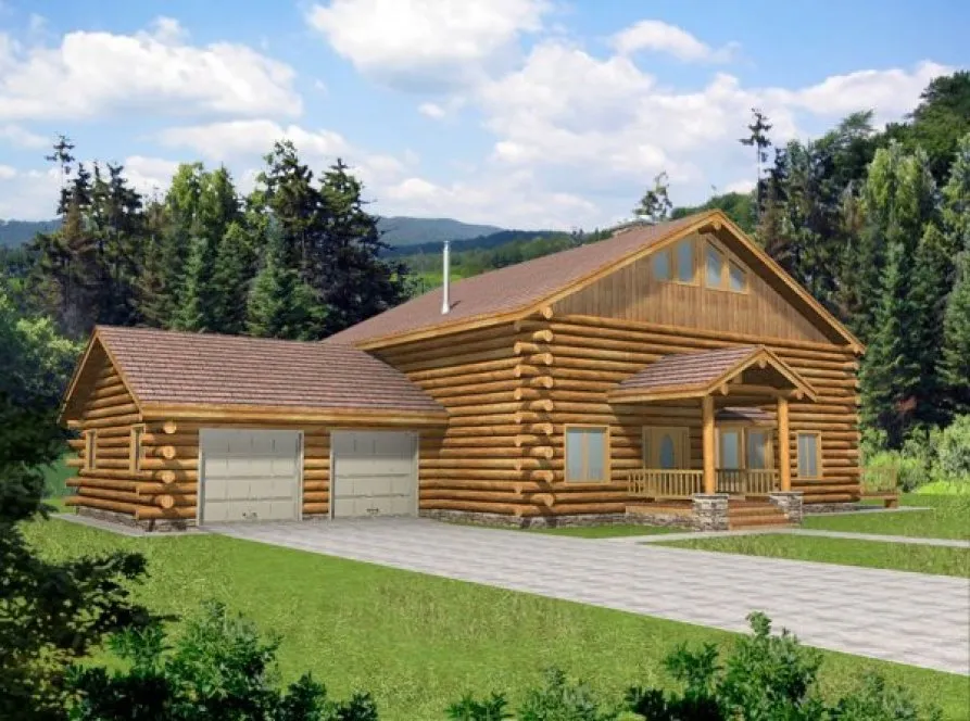 Full Rendering for House Plan #453401