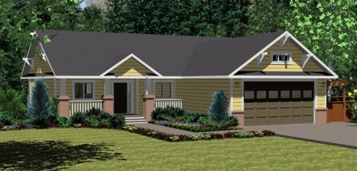 ExteriorPhoto for House Plan #203002