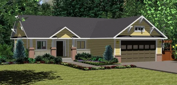 ExteriorPhoto for House Plan #203002