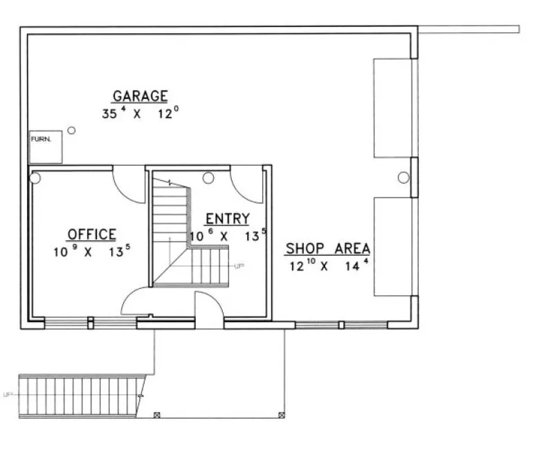Basement Plan for House Plan #459401