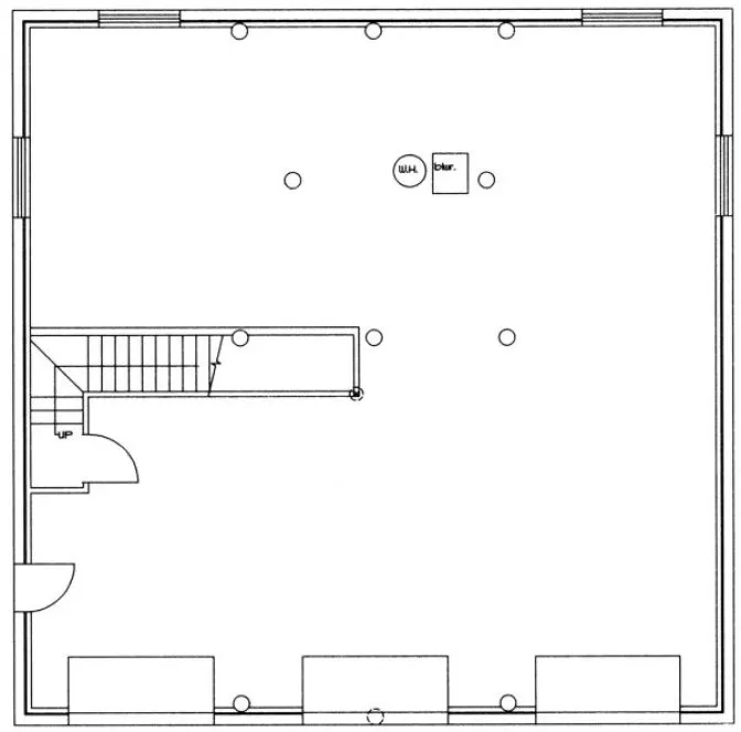 Basement Plan for House Plan #454501