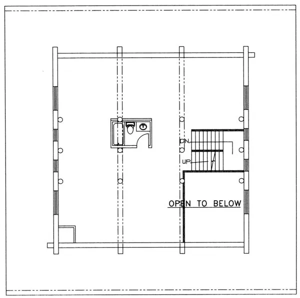 Second Floor Plan for House Plan #455501