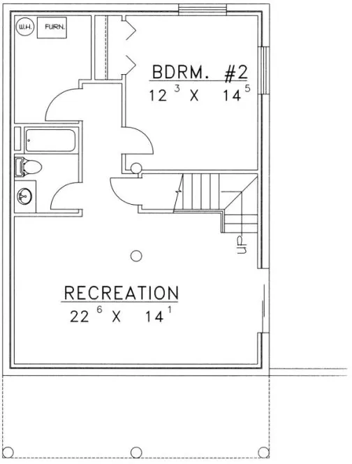 Basement Plan for House Plan #456501