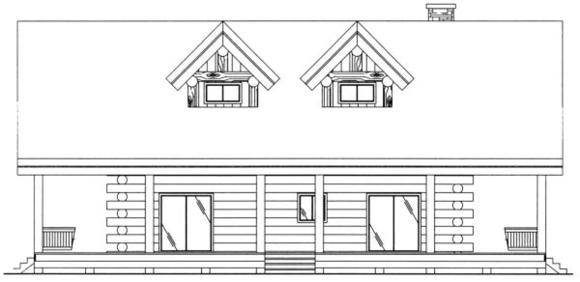 Right Elevation for House Plan #451601