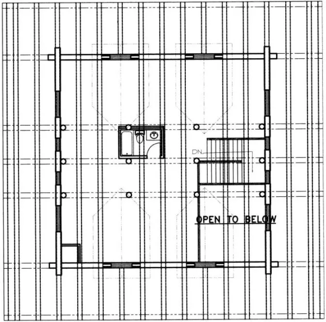Second Floor Plan for House Plan #451601