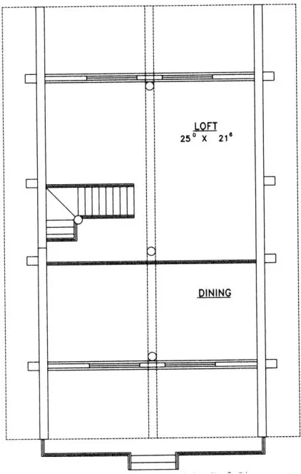 Second Floor Plan for House Plan #452601
