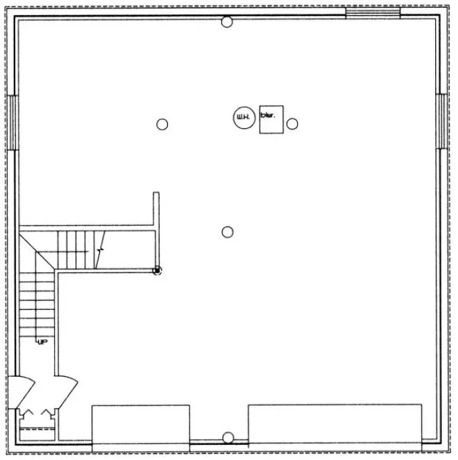 Basement Plan for House Plan #453601