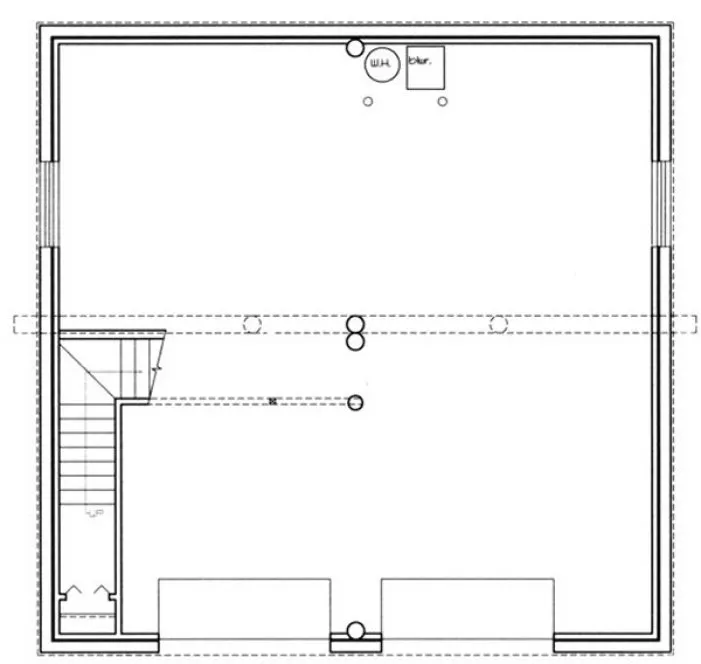 Basement Plan for House Plan #457601