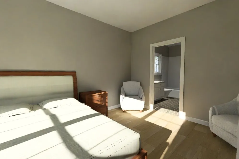 Left Elevation for House Plan #246490