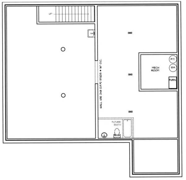 Basement Plan for House Plan #459601