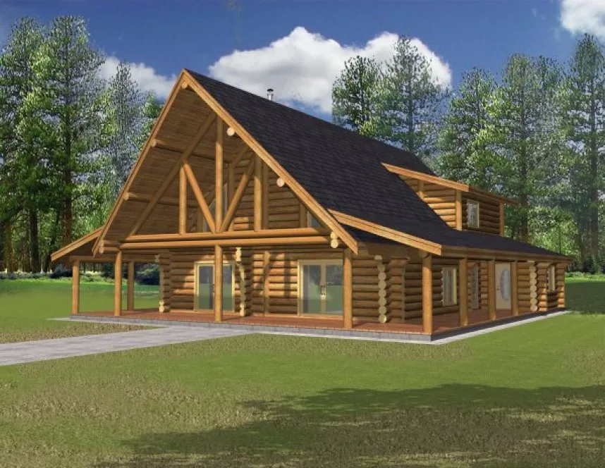 Full Rendering for House Plan #459601