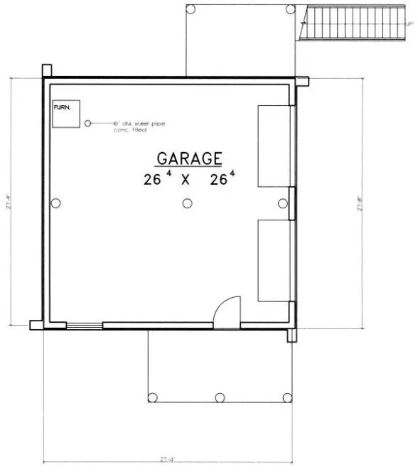 Basement Plan for House Plan #457701