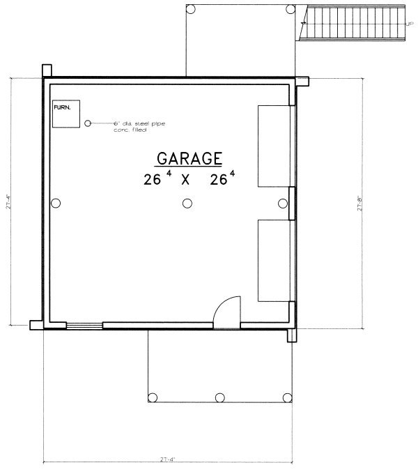 Basement Plan for House Plan #457701