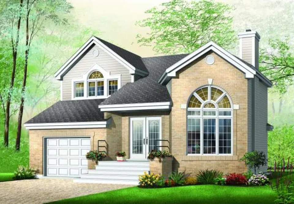 Full Rendering for House Plan #144442