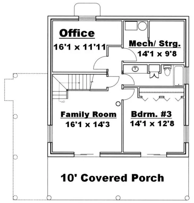 Basement Plan for House Plan #459701