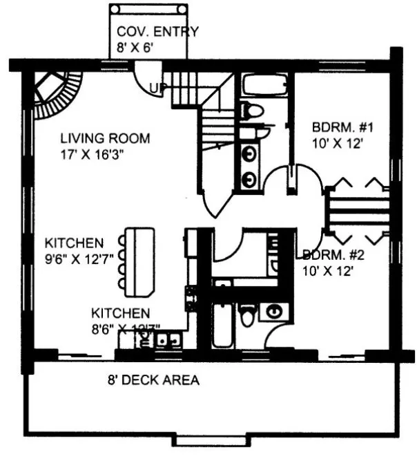 Main Floor Plan for House Plan #452801