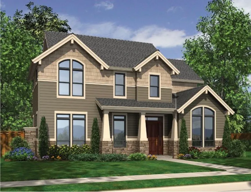 Full Rendering for House Plan #320712