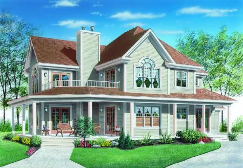 Full Rendering for House Plan #147382