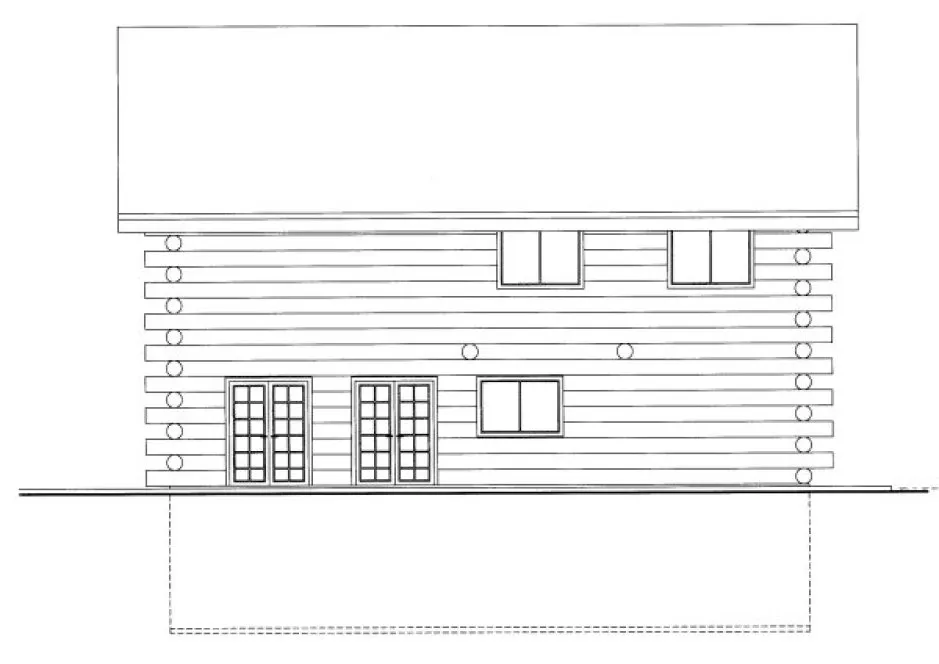Right Elevation for House Plan #455801
