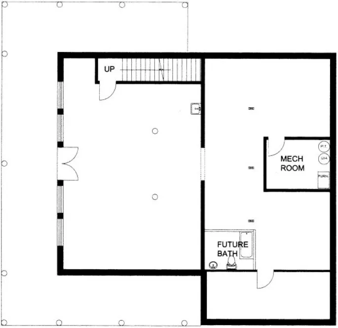 Basement Plan for House Plan #456801