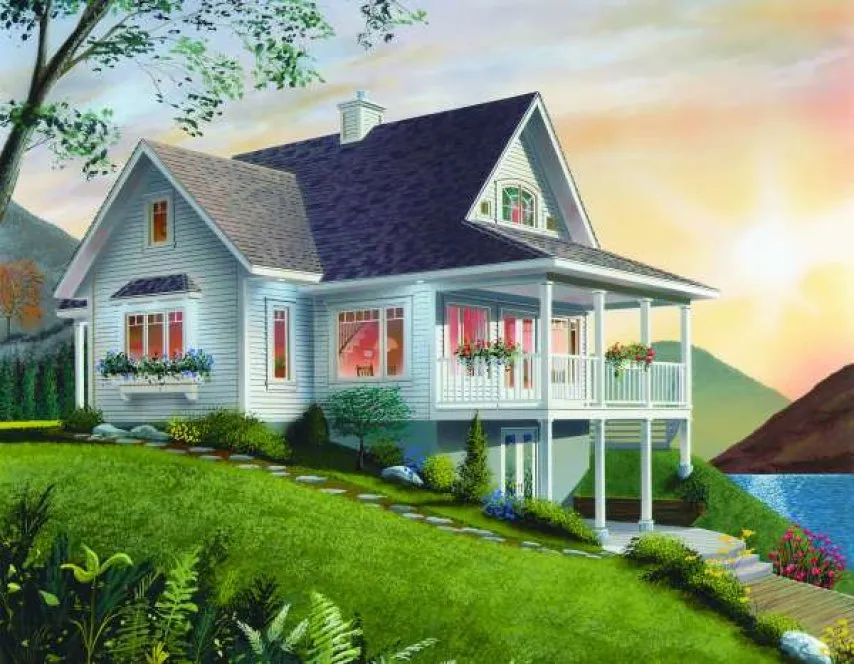 Full Rendering for House Plan #149392