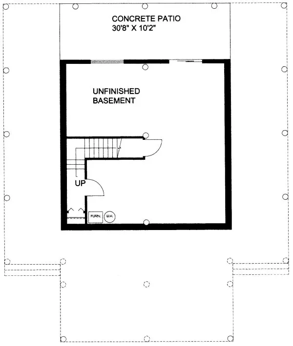 Basement Plan for House Plan #451901