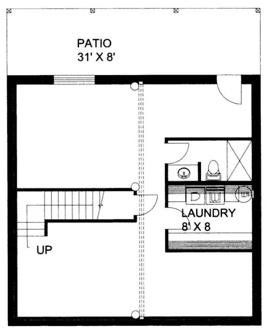 Basement Plan for House Plan #453901