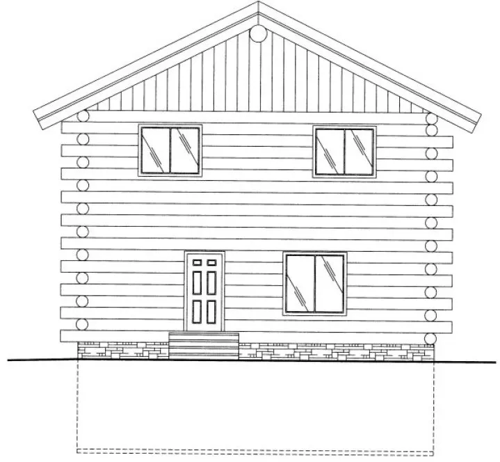 Full Rendering for House Plan #453901