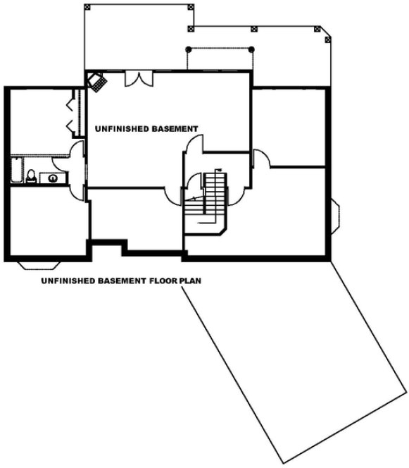 Basement Plan for House Plan #455402