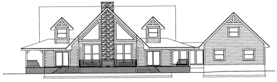 Full Rendering for House Plan #456901