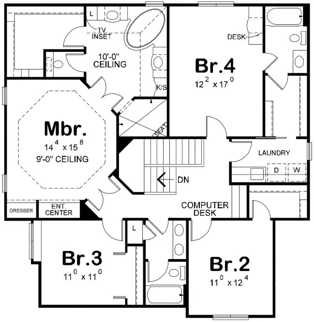 ExteriorPhoto for House Plan #159332