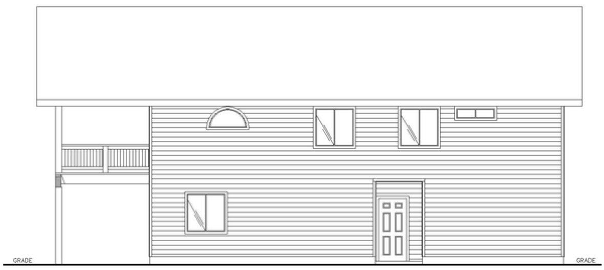 Right Elevation for House Plan #459731