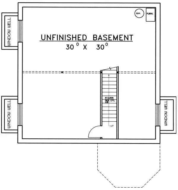 Basement Plan for House Plan #458002