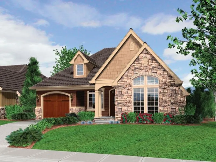 Full Rendering for House Plan #325511