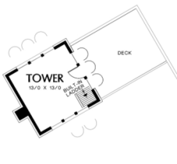 Third Floor Plan for House Plan #320442