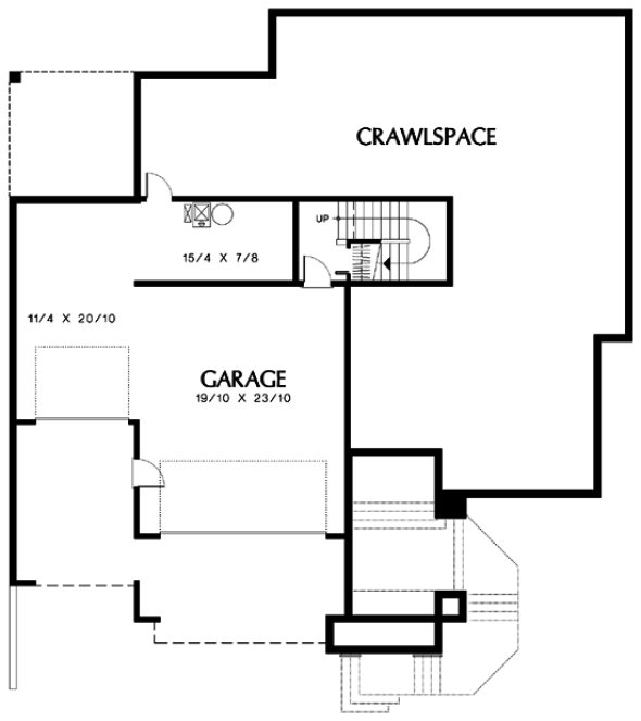 Basement Plan for House Plan #320221