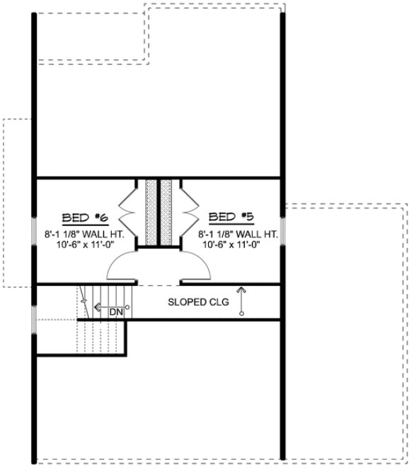 Attic Plan for House Plan #752303