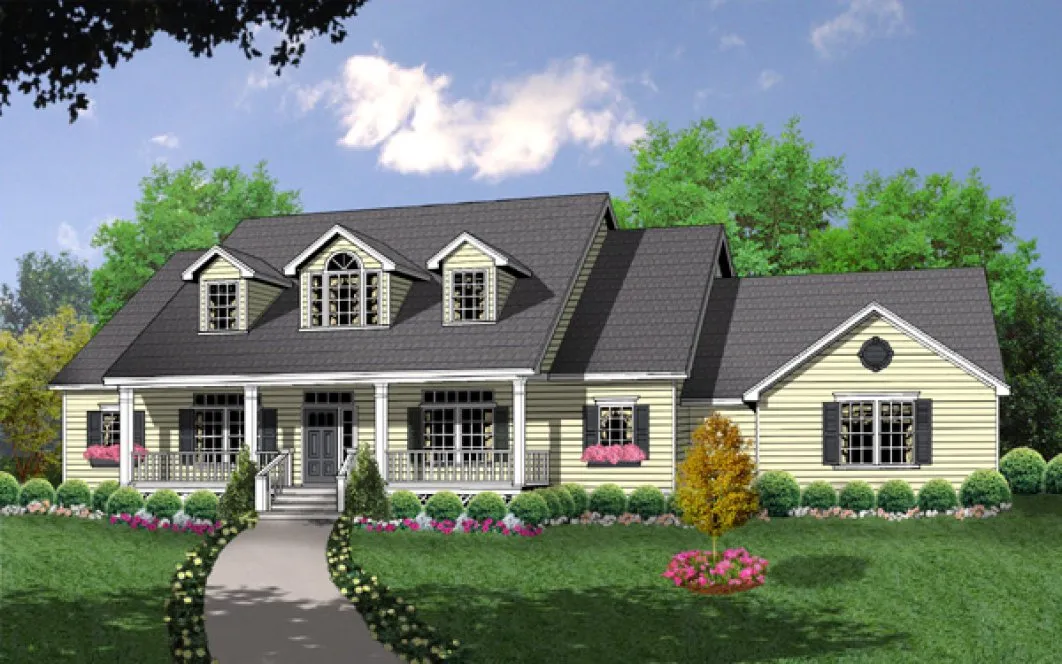 Full Rendering for House Plan #449191