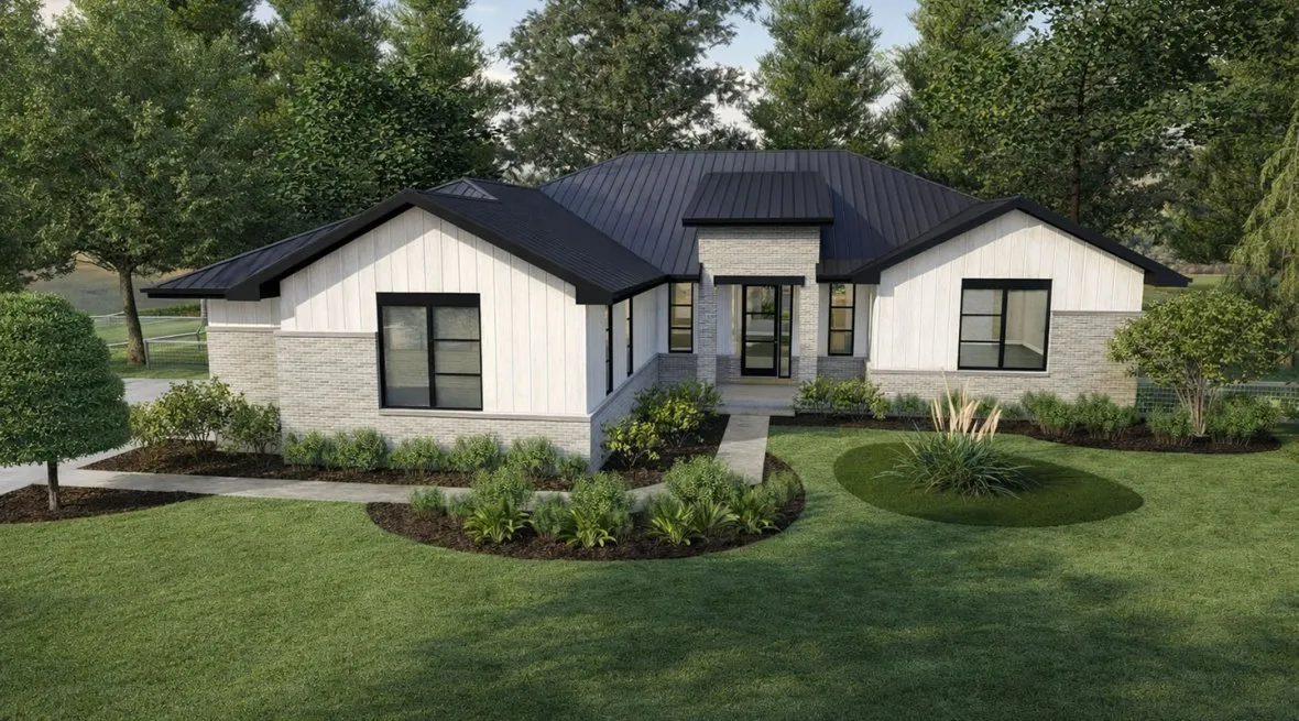Full Rendering for House Plan #156891
