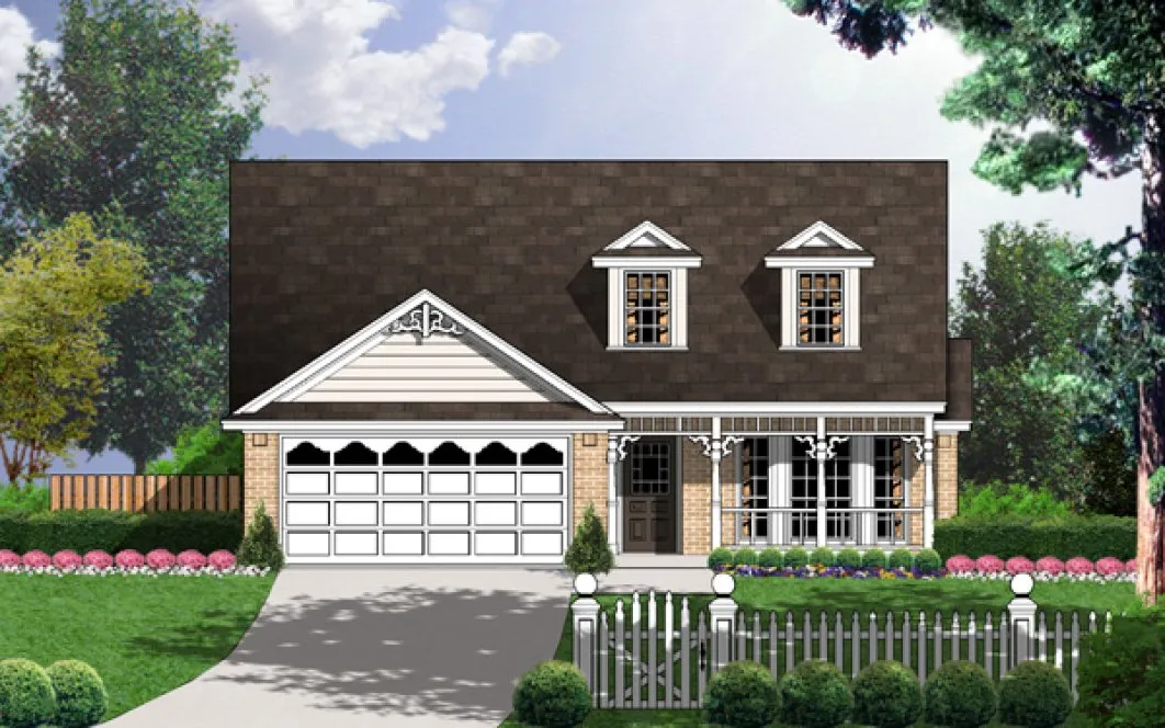 Full Rendering for House Plan #443102